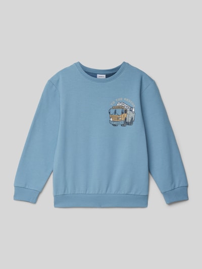 Name It Sweatshirt mit Label-Print Bleu 1