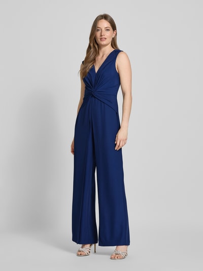 Adrianna Papell Jumpsuit met knoopdetail Marineblauw - 1