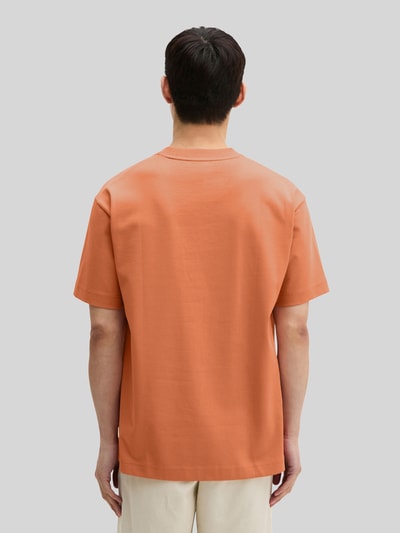 Marc O'Polo Loose Fit T-Shirt aus reiner Baumwolle Hellrot 5