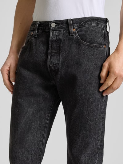 Levi's® Jeansy z prostą nogawką i 5 kieszeniami model ‘501 CRASH COURSES’ Czarny 3