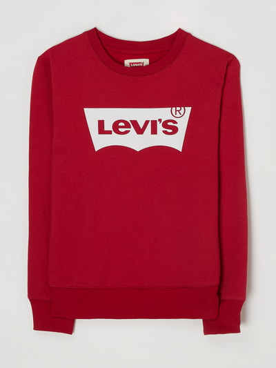 Levi’s® Kids Sweatshirt met logo Rood - 1