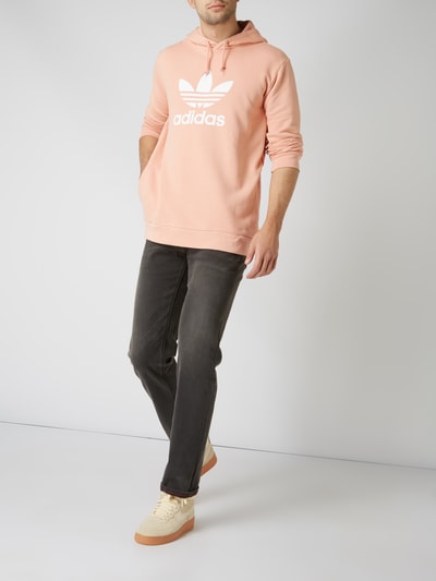 adidas Originals Hoodie mit Logo-Print Rosa 1