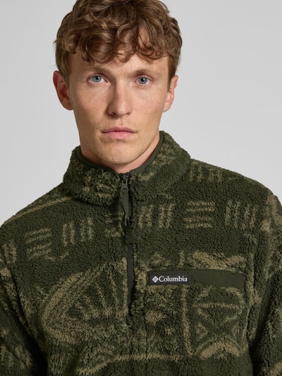 COLUMBIA Sweatshirt aus Teddyfell Oliv 3