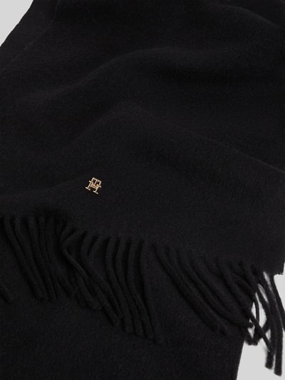 Tommy Hilfiger Schal aus reiner Wolle Modell 'ELEVATED CHIC' Black 2
