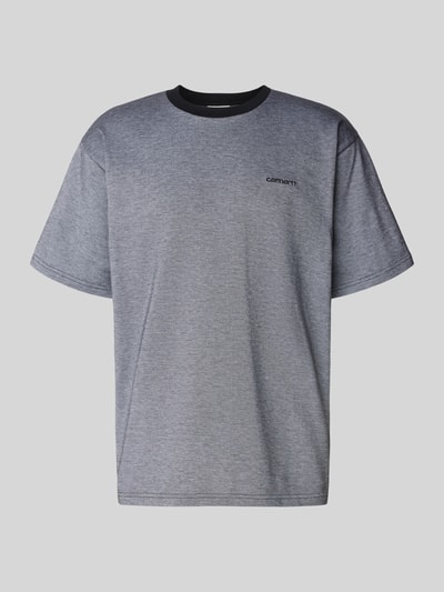 Carhartt Work In Progress T-shirt z wyhaftowanym logo Czarny 2