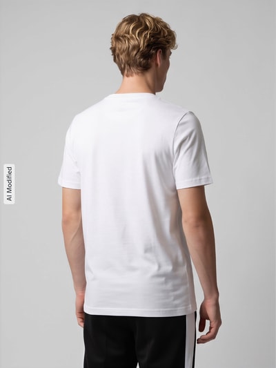 PUMA Performance Regular Fit T-Shirt aus reiner Baumwolle Weiss 5