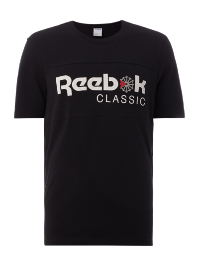 REEBOK Relaxed Fit T-Shirt mit Logo-Print Black 1