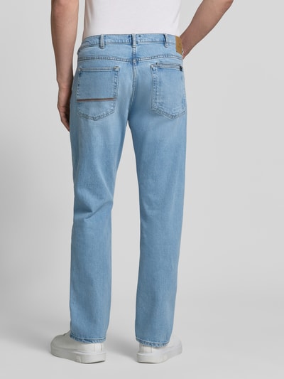Paul Smith Relaxed Tapered Fit Jeans mit Eingrifftaschen Hellblau 5