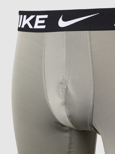 Nike Obcisłe bokserki z nadrukiem z logo w zestawie 3 szt. Bordowy 2