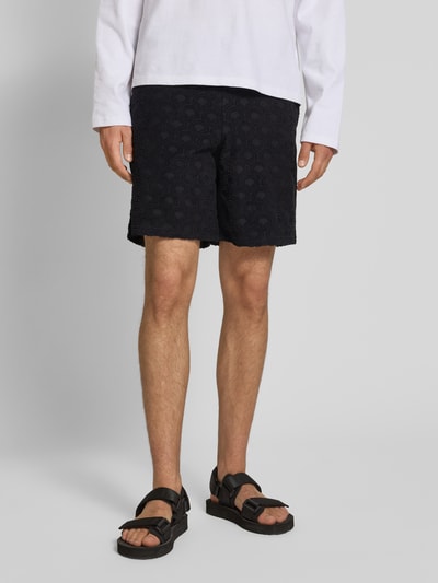 Jack & Jones Sweatshorts mit elastischem Bund Modell 'JAIDEN' Black 4