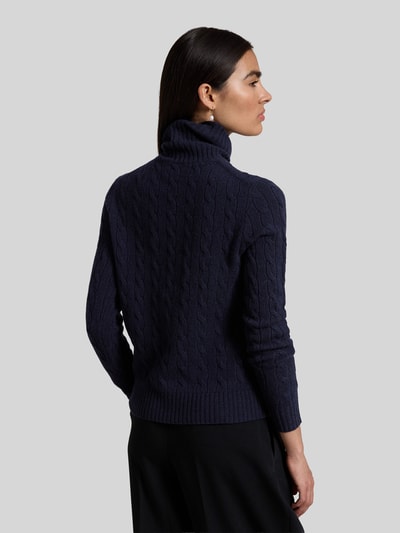 Polo Ralph Lauren Regular Fit Rollkragenpullover aus Woll-Kaschmir-Mix Dunkelblau 4