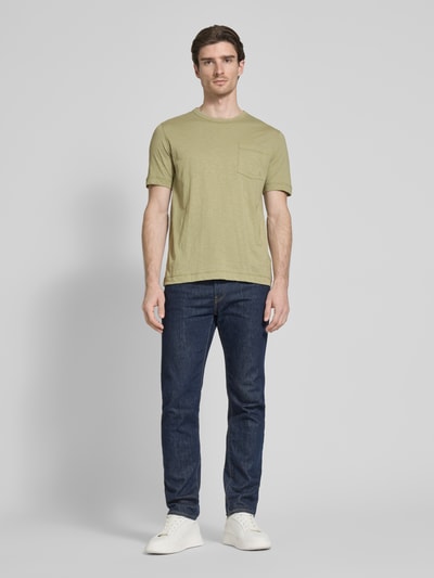 Marc O'Polo Regular Fit T-Shirt aus weichem Slub Jersey Mint 1