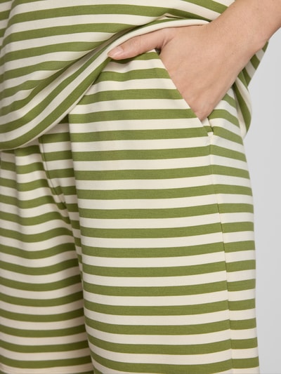 Soyaconcept Korte broek met elastische band, model 'BARNI' Kaki - 3