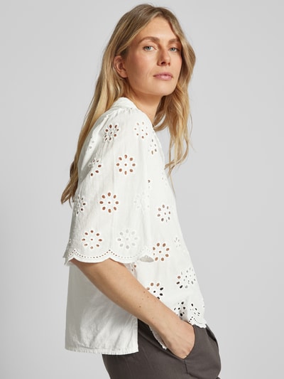 Heartkiss Blouse met broderie anglaise Wit - 3