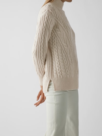 Vince Pullover mit Zopfmuster Offwhite 6