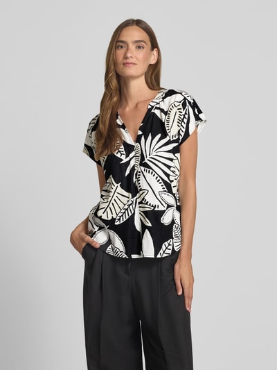 s.Oliver RED LABEL Relaxed Fit Bluse aus Leinen-Mix Black 4