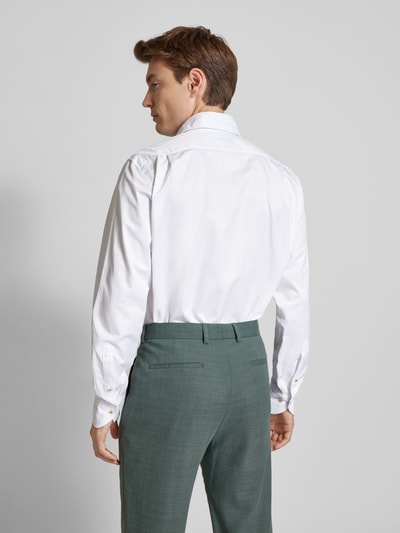 Stenstroms Regular fit vrijetijdsoverhemd van fijn twill in lichtblauw Wit - 5