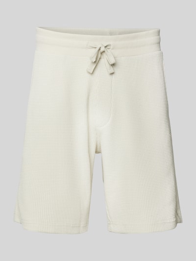 Calvin Klein Jeans Regular Fit Shorts mit Strukturmuster Offwhite 2