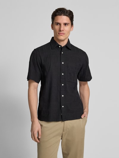 MCNEAL Freizeithemd mit Kentkragen Black 4