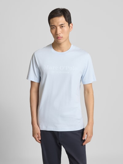 Marc O'Polo Regular Fit T-Shirt aus reiner Baumwolle Bleu 4