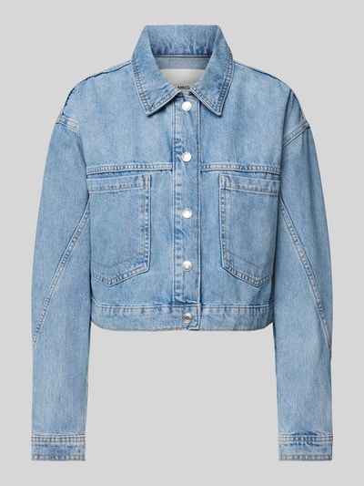 Mango Jeansjacke mit Brusttaschen Modell 'RUBI' Jeansblau 2