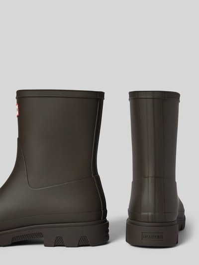 Hunter Rubberen laarzen met logo Chocoladebruin - 2