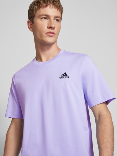 ADIDAS SPORTSWEAR T-Shirt mit Logo-Stitching Hellblau 3