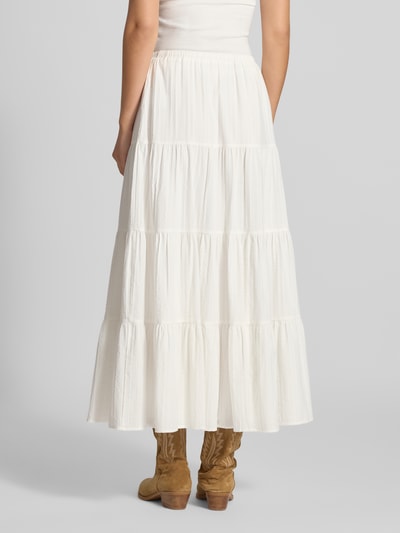 OH APRIL Maxirock mit elastischem Bund Modell 'Valeska' Offwhite 5