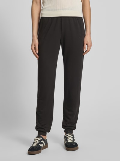 Guess Sweatpants mit Label-Stitching Modell 'LUCIA' Black 4