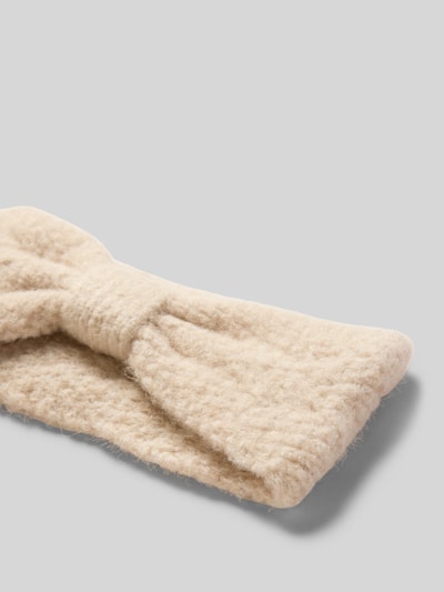 Pieces Stirnband mit Wollanteil Modell 'JANTASSIA' Sand 2