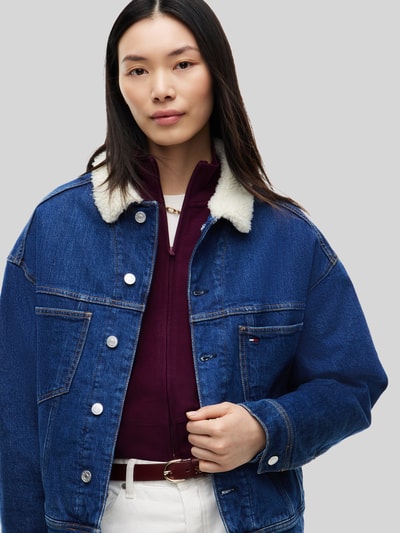 Tommy Jeans Regular Fit Jeansjacke aus Baumwoll-Mix Jeansblau 3