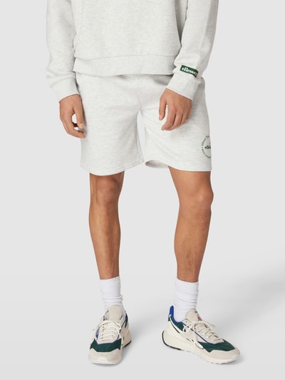 Ellesse Shorts mit Label-Details Modell 'Fontansa' Mittelgrau Melange 4