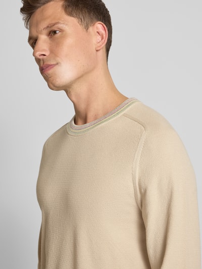 PAUL SMITH Strickpullover mit gerippten Abschlüssen Offwhite 3
