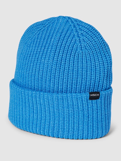 MSCH Copenhagen Beanie aus Viskose-Mix Modell 'Galine Rachelle' Blau 1