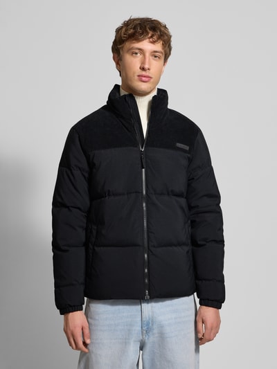Blend Kurtka pikowana ze stójką i wpuszczanymi rękawami Czarny 4