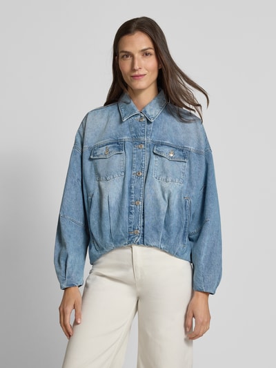 Drykorn Oversized Jeansjacke mit Lyocell-Anteil Modell 'BLAXTON' Blau 4