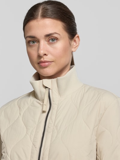 camel active Gewatteerd jack met opstaande kraag Zand - 3