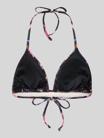 Jake*s Casual Bikini-Oberteil in Triangel-Form Dunkelgrau 3