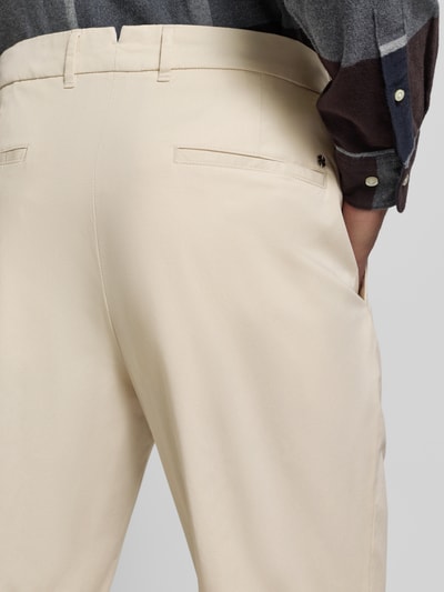 BOSS Tapered Anzughose aus Lyocell-Mix Modell 'PERIN' Offwhite 3