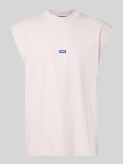 HUGO Blue Relaxed Fit Tank Top aus reiner Baumwolle Modell 'NAVERTZ' Flieder 2