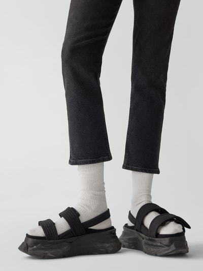 AGOLDE Bootcut Jeans im Used-Look Schwarz 3