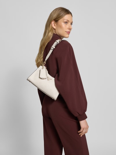 Guess Handtas met labeldetail, model 'CRESIDIA' Offwhite - 1
