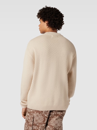 Jack & Jones Sweter z dzianiny z okrągłym dekoltem model ‘LAKEWOOD’ Złamany biały 5