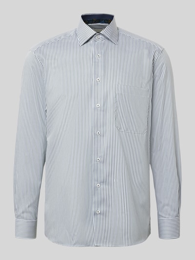 ETERNA Koszula biznesowa o kroju comfort fit z listwą guzikową Zielony 2