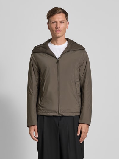 Emporio Armani Jacke mit Zweiwege-Reißverschluss Schlamm 4