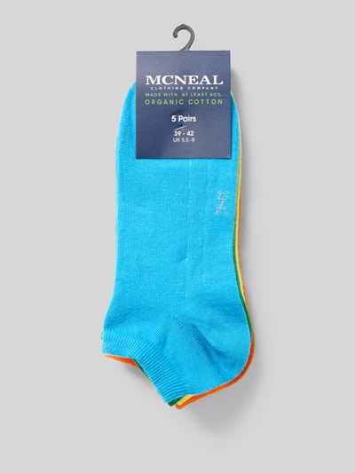 MCNEAL Sokken met stretch in een set van 5 paar Blauw - 3