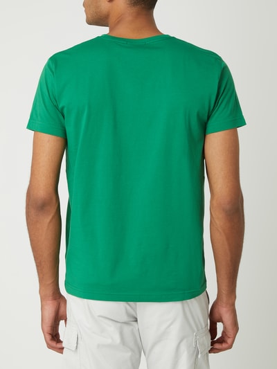 Gant Regular fit T-shirt van katoen  Groen - 5