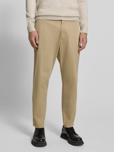 Casual Friday Tapered Fit Chino mit Gesäßtaschen Hellbraun 4