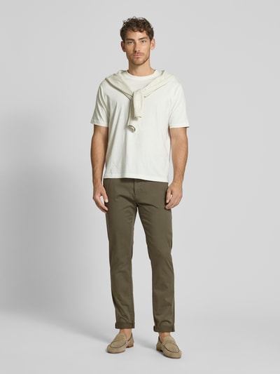 Casual Friday Stoffhose mit französischen Eingrifftaschen Oliv 1