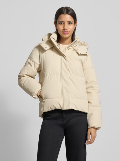 Vero Moda Regular Fit Steppjacke mit Kapuze Modell 'GRETAKYLIE' Beige 4